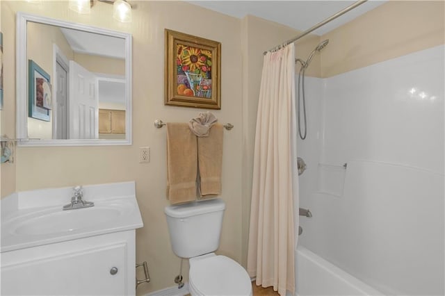 1801 Bienville Blvd Unit 213, Dauphin Island, AL 36528 - full bathroom with vanity, toilet, and shower / bath combo