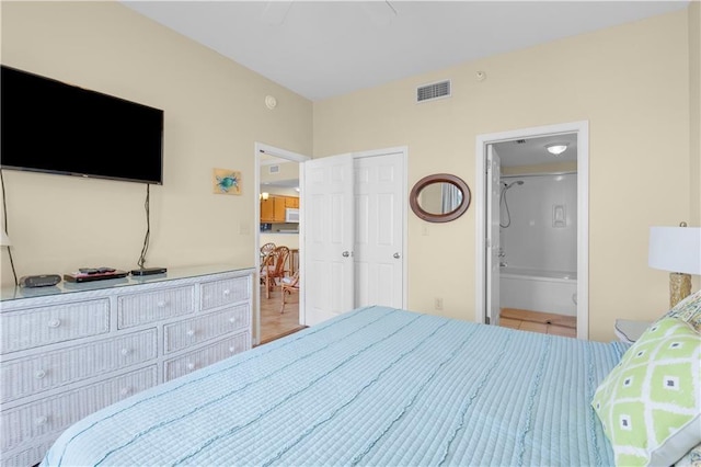 1801 Bienville Blvd Unit 213, Dauphin Island, AL 36528 - bedroom with ensuite bathroom