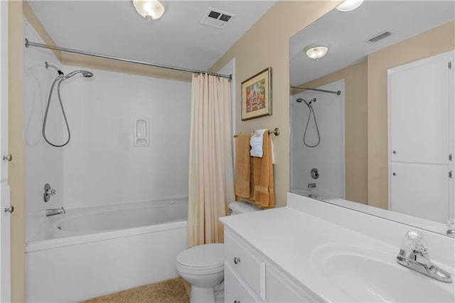 1801 Bienville Blvd Unit 213, Dauphin Island, AL 36528 - bathroom with shower / tub combo, vanity, and toilet