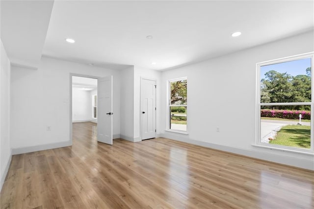 3158 Lees Ln, Mobile, AL 36693 - unfurnished room featuring recessed lighting, light wood-style floors, and baseboards