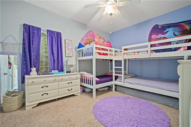 9486 Labrador Run N, Mobile, AL 36695 - bedroom with carpet and a ceiling fan
