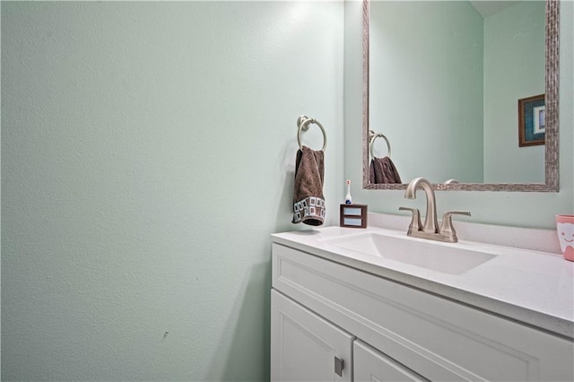 9486 Labrador Run N, Mobile, AL 36695 - bathroom with vanity and a textured wall