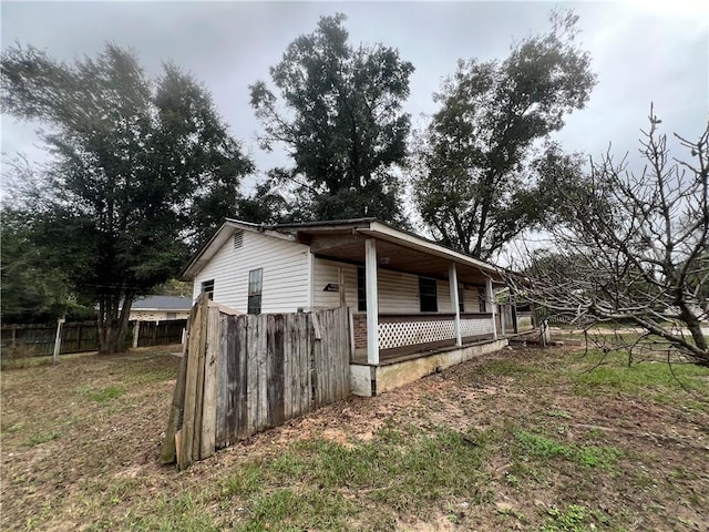 view of property exterior