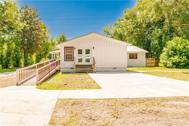 view of front of property