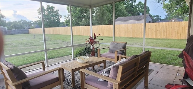 13556 James Copeland Dr, Mobile, AL 36695 - sunroom featuring an outdoor hangout area and healthy amount of natural light