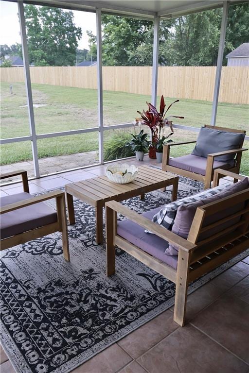 13556 James Copeland Dr, Mobile, AL 36695 - sunroom / solarium featuring an outdoor living space