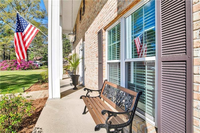 view of patio / terrace featuring a porch