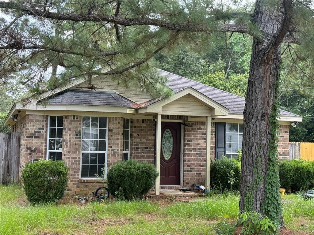 view of ranch-style home