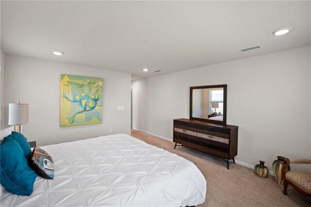 8320 Ogilvy Ct, Daphne, AL 36526 - bedroom with carpet floors, recessed lighting, baseboards, and visible vents
