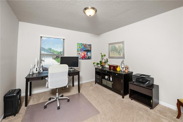 8320 Ogilvy Ct, Daphne, AL 36526 - carpeted office with baseboards and a textured ceiling