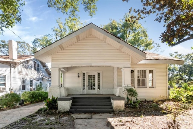 bungalow-style home featuring a porch