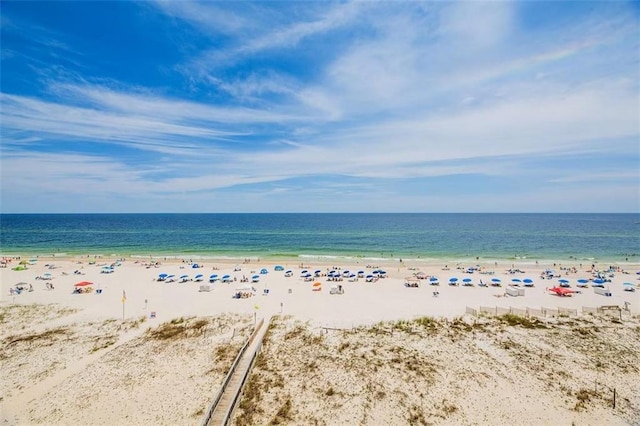 water view with a beach view