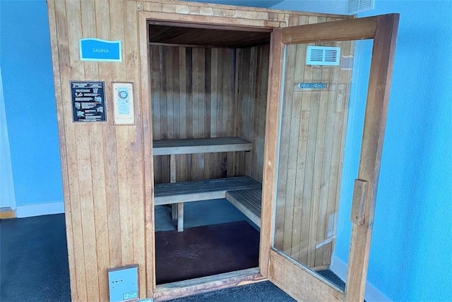 view of sauna / steam room