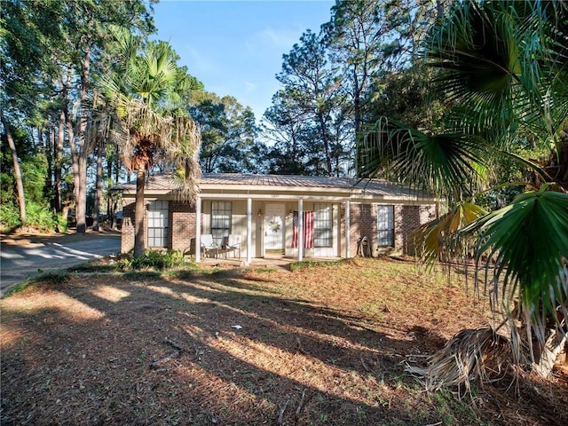 view of ranch-style house