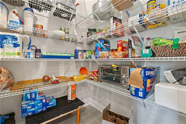 view of pantry