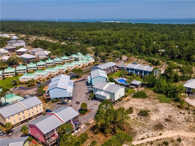 50 Forney Johnston Dr Unit 7A, Dauphin Island, AL 36528 - birds eye view of property featuring a wooded view