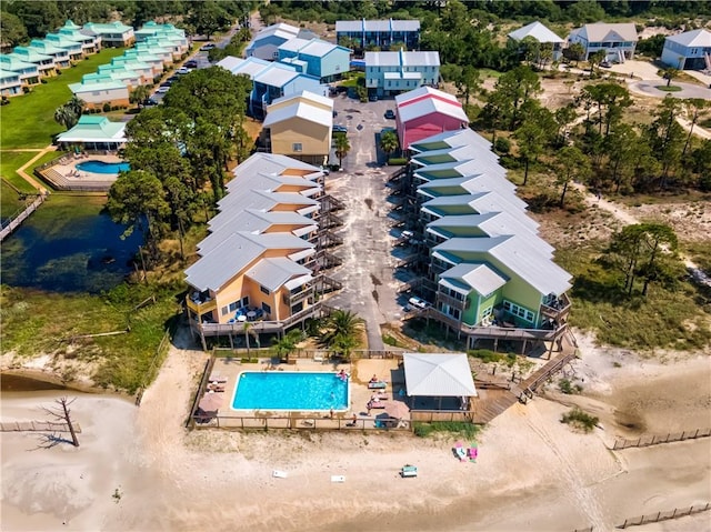 50 Forney Johnston Dr Unit 7A, Dauphin Island, AL 36528 - bird's eye view with a residential view and a water view