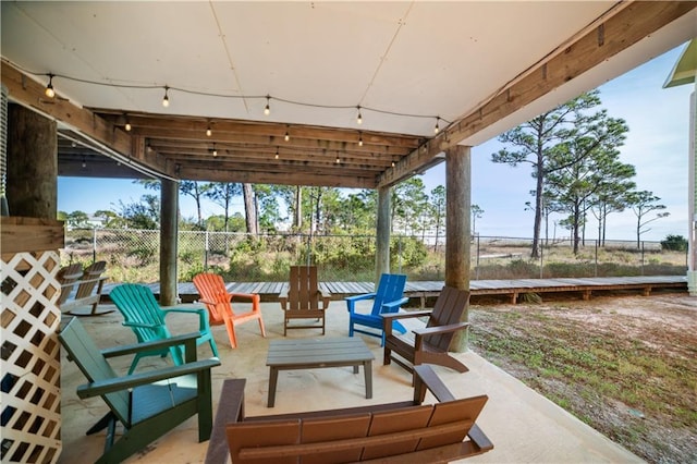 view of patio / terrace with outdoor lounge area