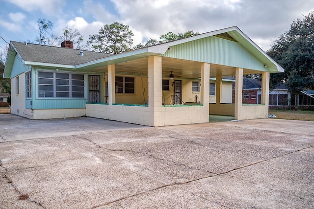 view of front of house