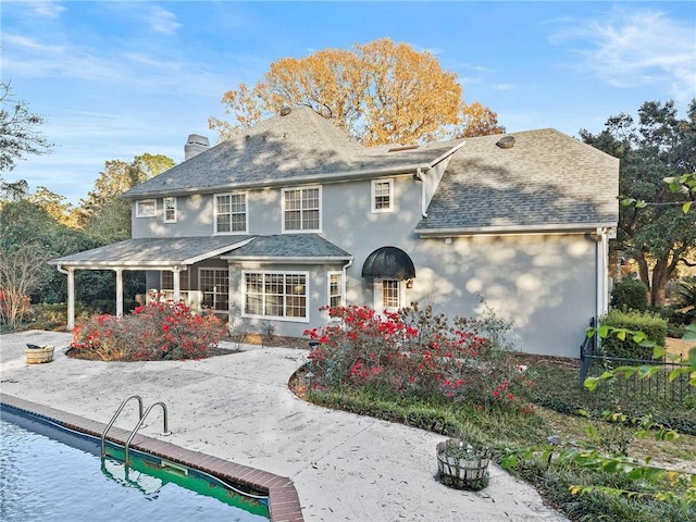 view of rear view of house