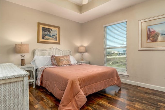 2354 Island Shores Dr, Dauphin Island, AL 36528 - bedroom with baseboards and wood finished floors
