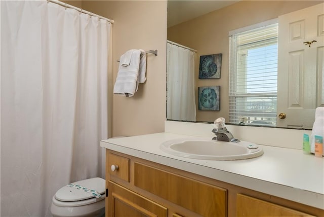 2354 Island Shores Dr, Dauphin Island, AL 36528 - full bath featuring vanity and toilet