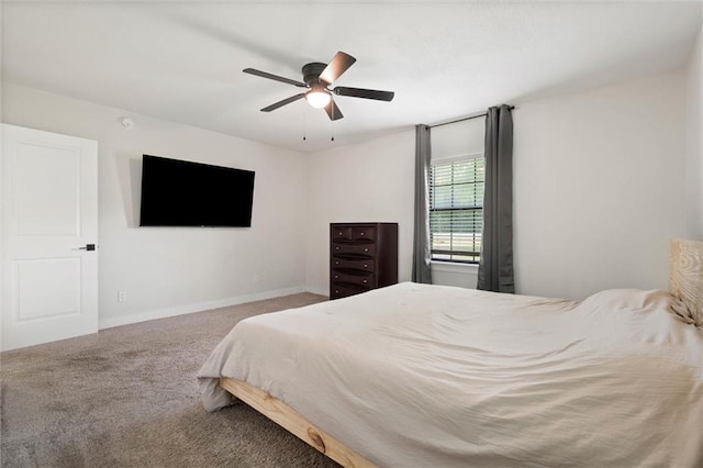254 Fairford Rd, Calvert, AL 36513 - carpeted bedroom with ceiling fan and baseboards