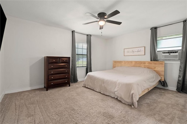 254 Fairford Rd, Calvert, AL 36513 - bedroom featuring carpet flooring, cooling unit, and a ceiling fan