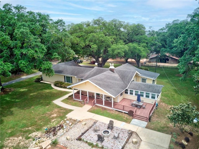 aerial view