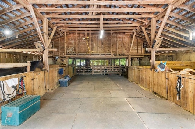 view of stable