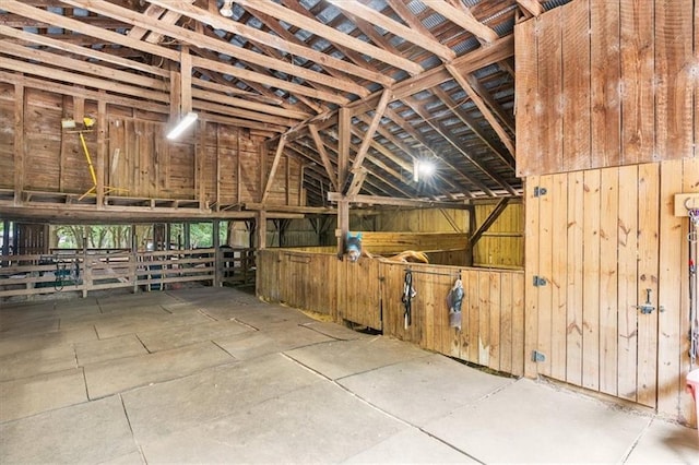 view of stable