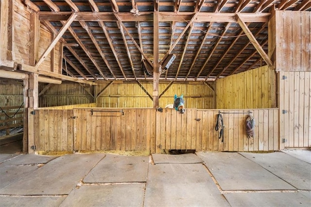 view of stable