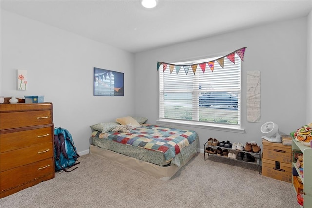 bedroom featuring carpet floors