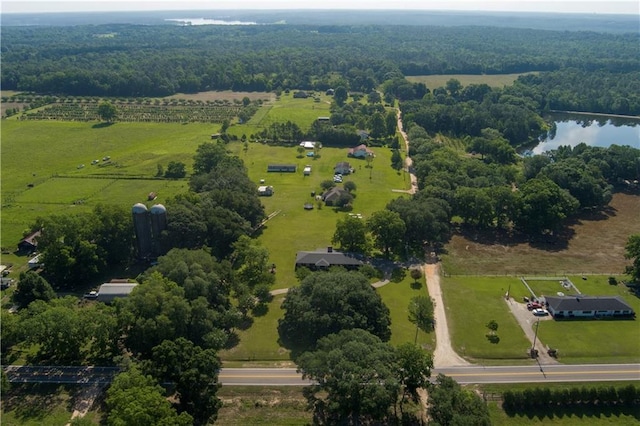 720 Grand Bay-Wilmer Rd N, Mobile, AL 36608 - aerial view of property and surrounding area with rural landscape and a nearby body of water