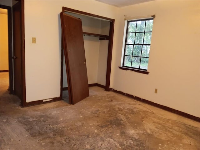 609 Gehrig Ave, Prichard, AL 36610 - unfurnished bedroom with baseboards and a closet