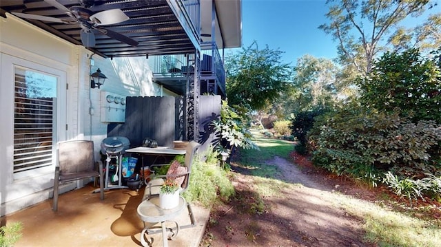 4009 Old Shell Rd Unit D13, Mobile, AL 36608 - view of yard featuring ceiling fan