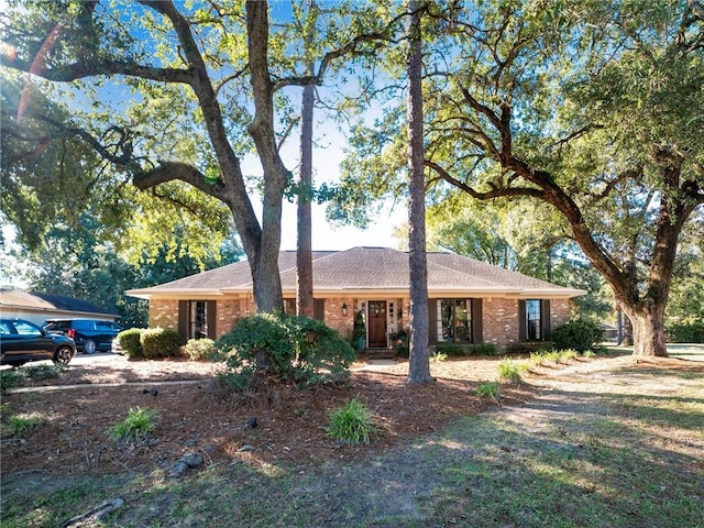 view of ranch-style home