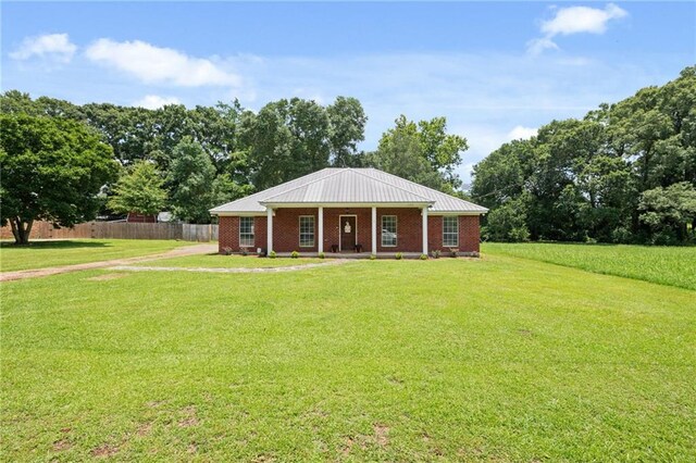 3420 Floyd Cir E, Semmes, AL 36575 - view of front of house with covered porch