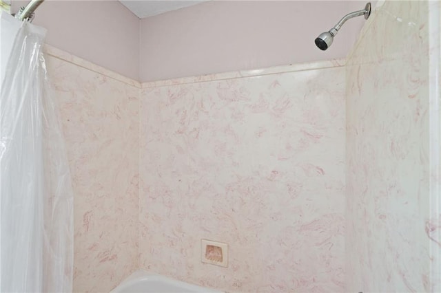 3420 Floyd Cir E, Semmes, AL 36575 - bathroom with shower / bath combo with shower curtain