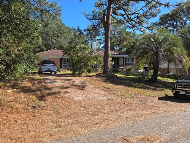 view of ranch-style house