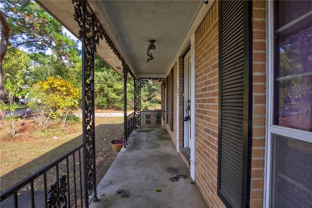 view of patio / terrace featuring a porch