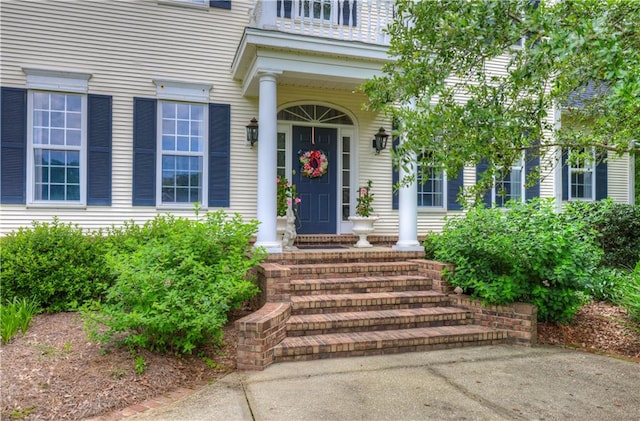 view of entrance to property