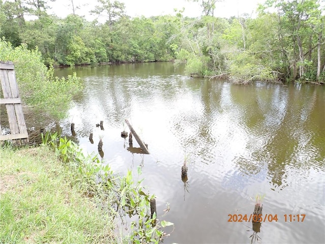 view of water feature