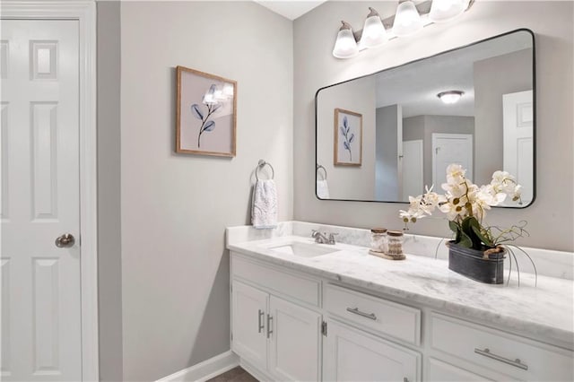 1115 Newbury Ln W, Mobile, AL 36695 - bathroom featuring vanity and baseboards