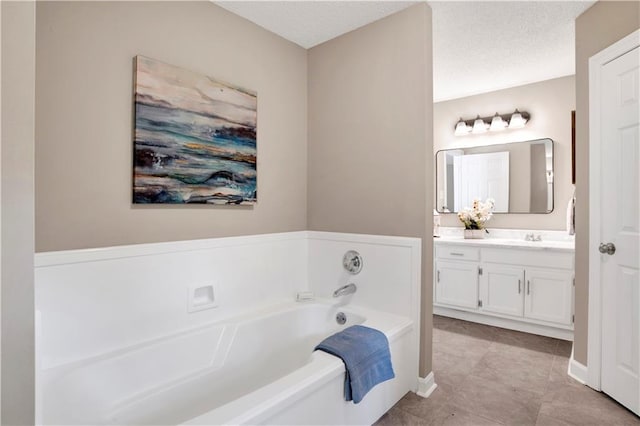 1115 Newbury Ln W, Mobile, AL 36695 - full bath with vanity, a bath, and tile patterned floors