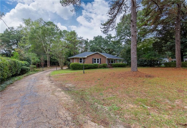 view of ranch-style home