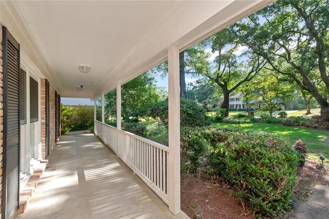 258 Suffolk Rd, Mobile, AL 36608 - wooden deck with a porch