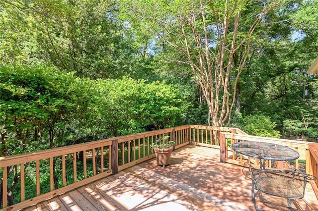 258 Suffolk Rd, Mobile, AL 36608 - view of wooden terrace