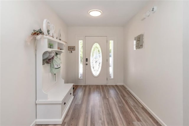 192 Bay View Dr, Daphne, AL 36526 - foyer entrance featuring light wood-style floors and baseboards