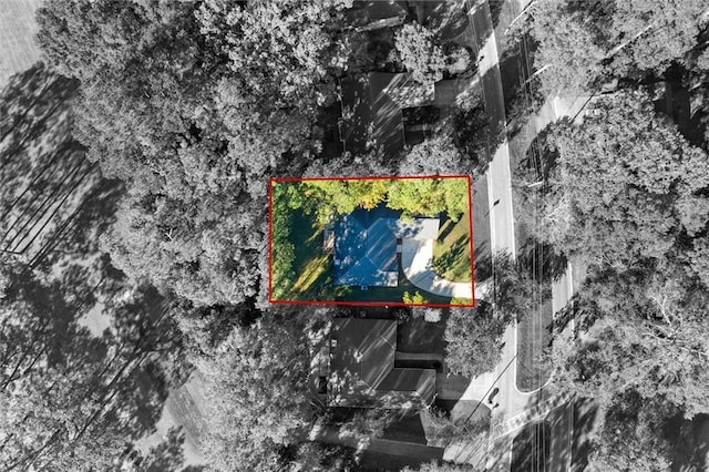 192 Bay View Dr, Daphne, AL 36526 - aerial overview of property's location featuring property parcel outlined